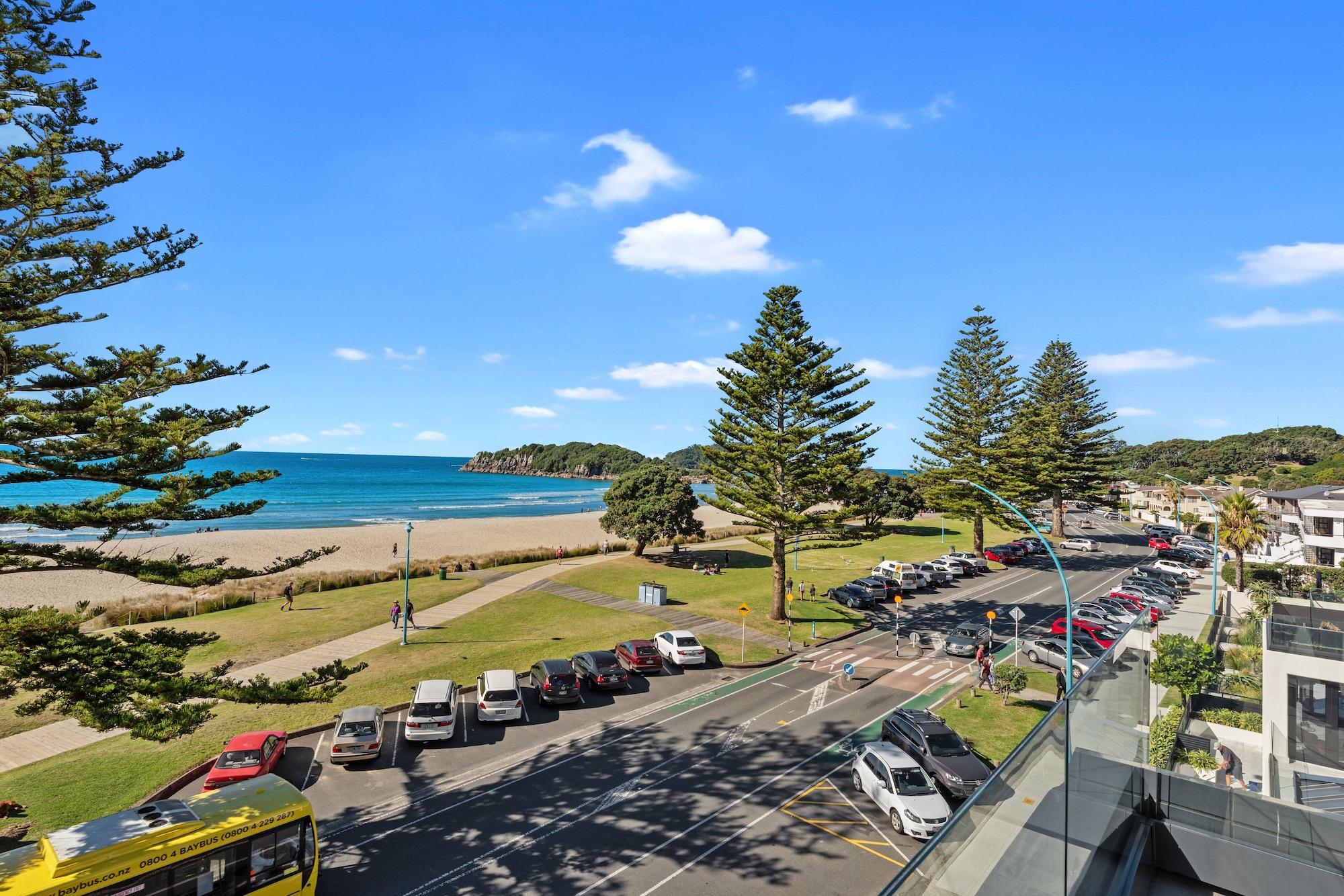 Pavilion Beachfront Apartments Mount Maunganui Exteriör bild