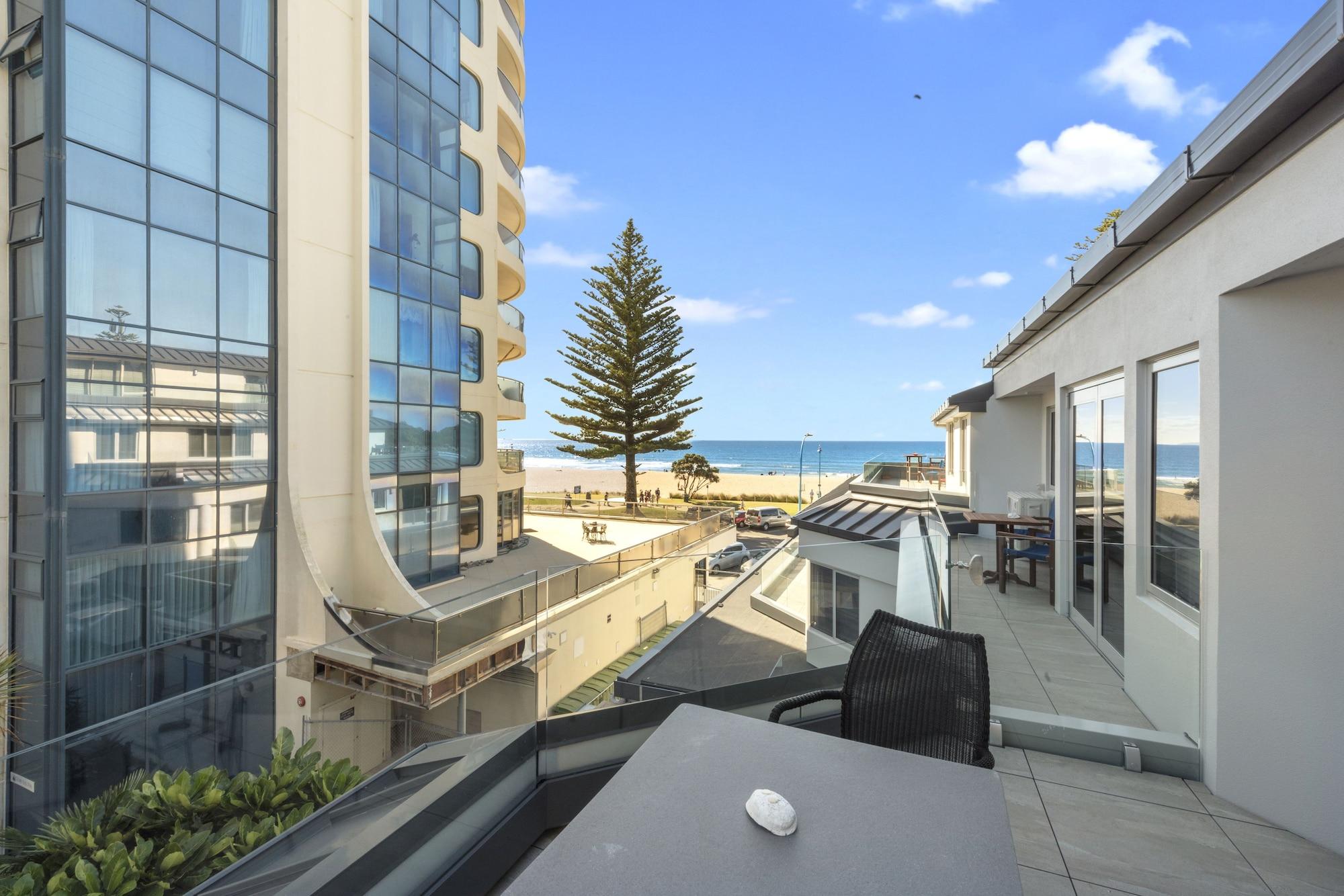 Pavilion Beachfront Apartments Mount Maunganui Exteriör bild