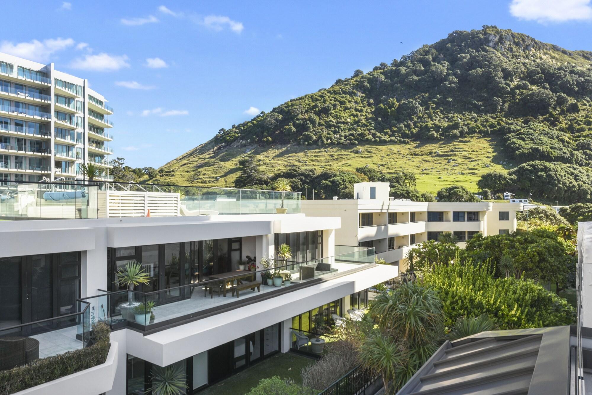 Pavilion Beachfront Apartments Mount Maunganui Exteriör bild