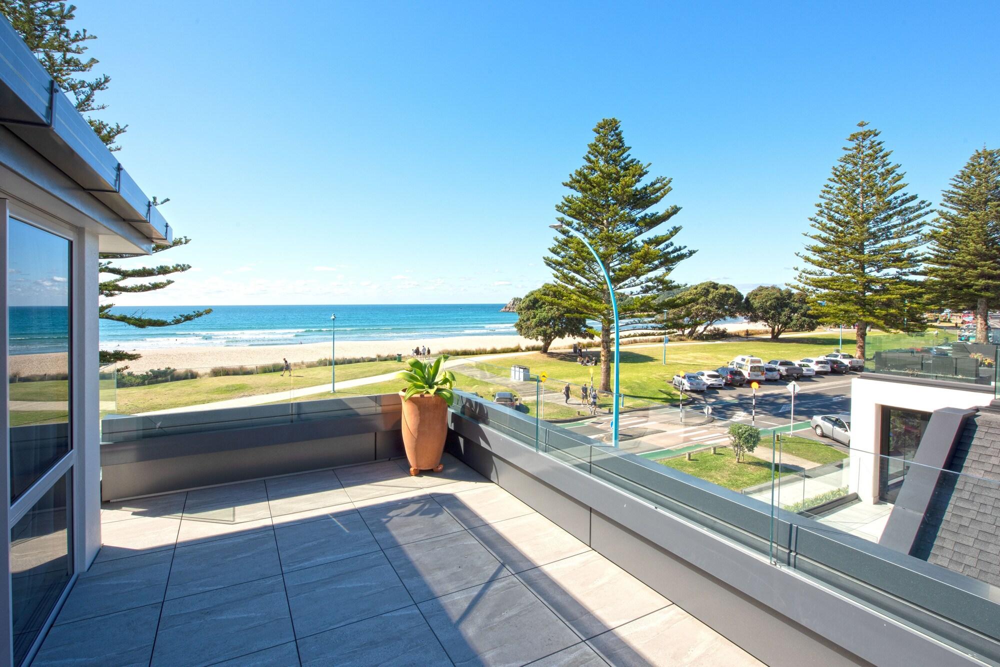 Pavilion Beachfront Apartments Mount Maunganui Exteriör bild