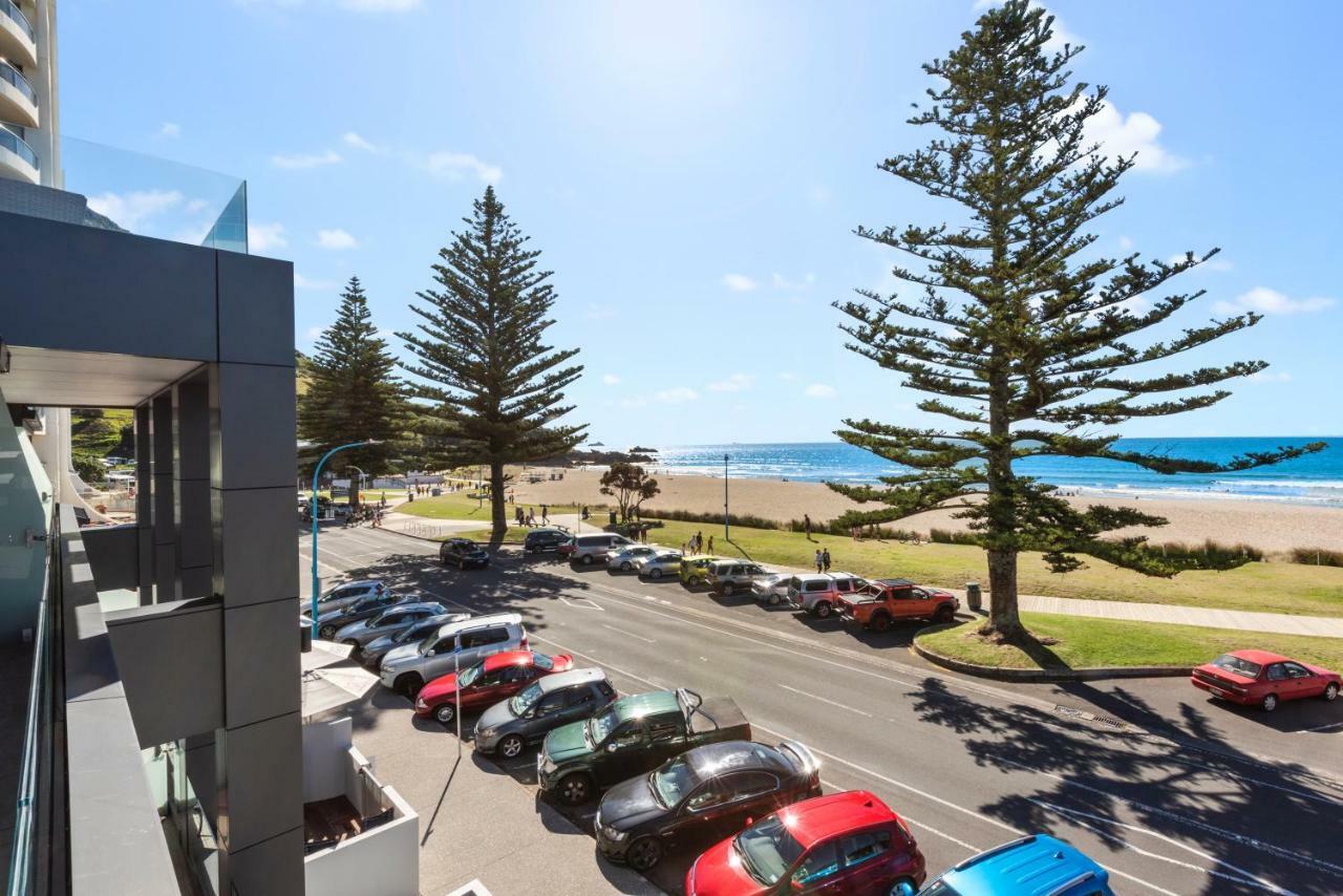 Pavilion Beachfront Apartments Mount Maunganui Exteriör bild